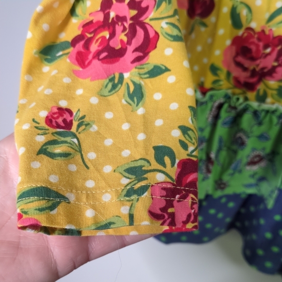 Matilda Jane Choose Your Own Path Setting Sun Tunic Cardigan Size 10 Mixed Print - Picture 5 of 8